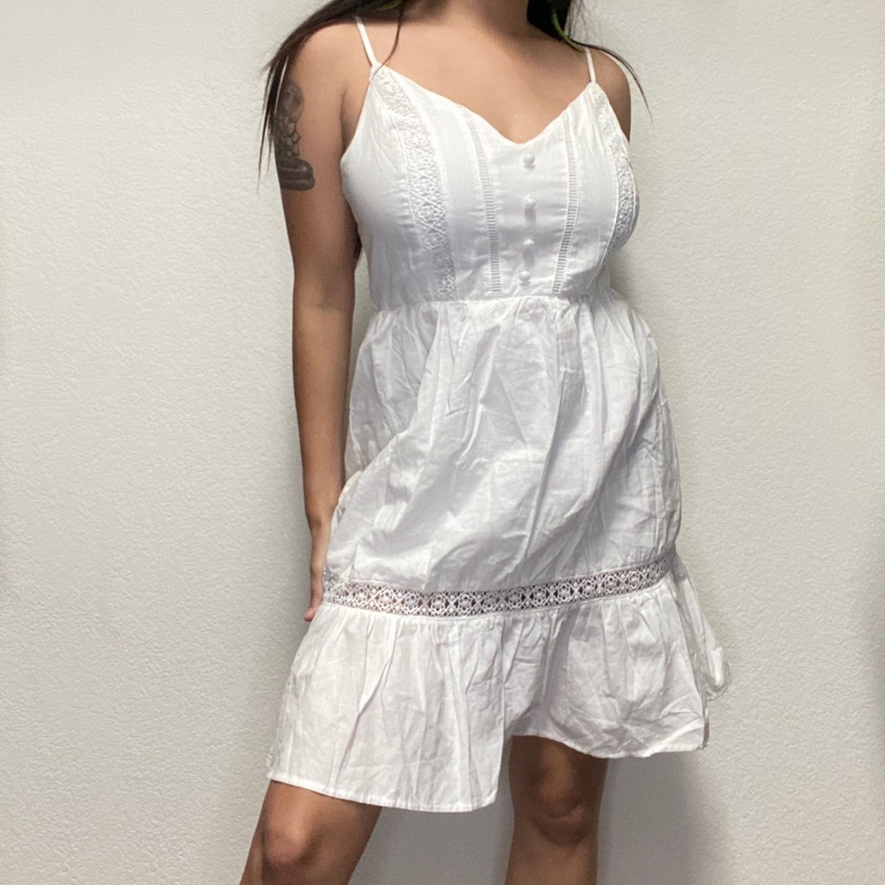 White Nickilam mini dress